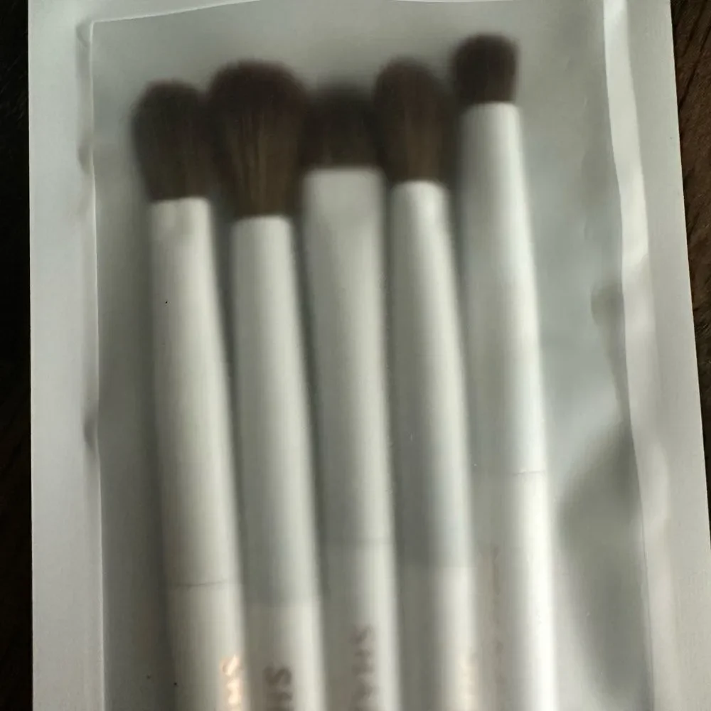 NWT Shades By Shan Blush Wedding 5 Piece Makeup Brush Set